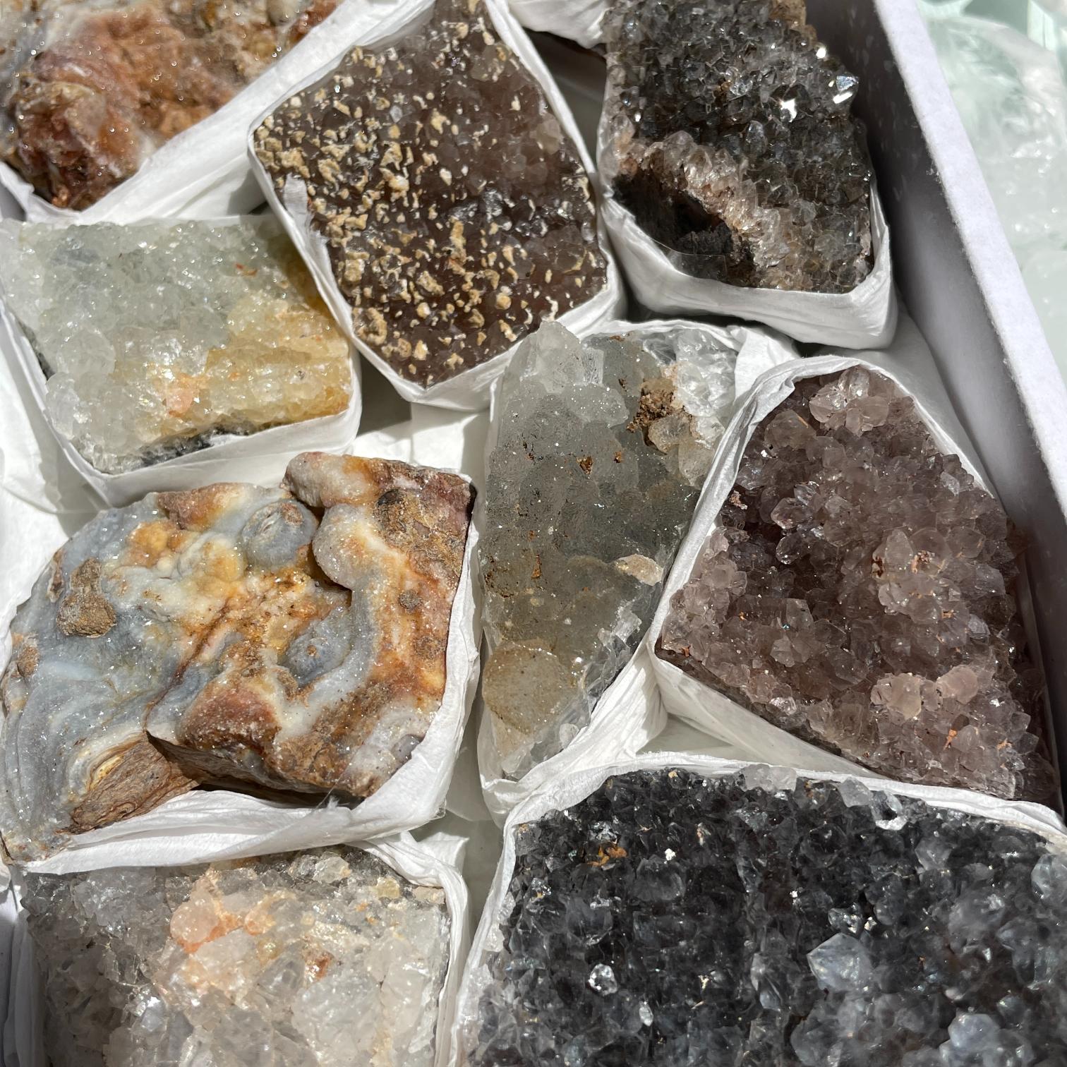 Druzy Quartz Cluster Tray - Small Druzy Quartz Cluster Tray - Small